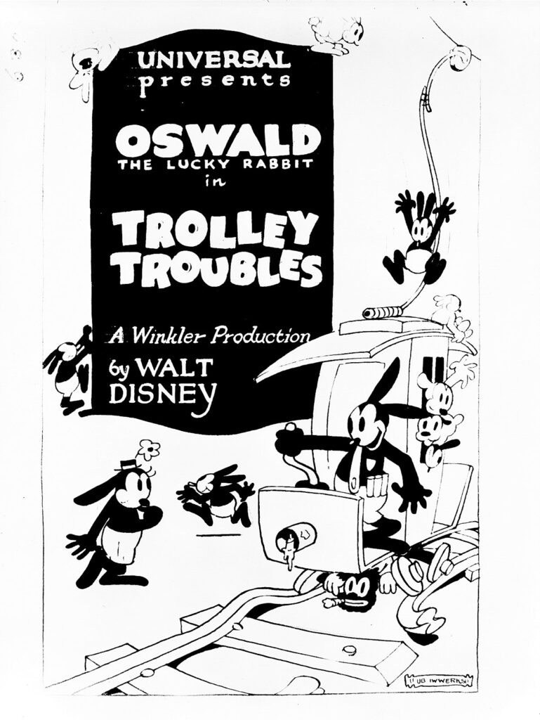 primo cartone animato di Walt Disney - trolley troubles