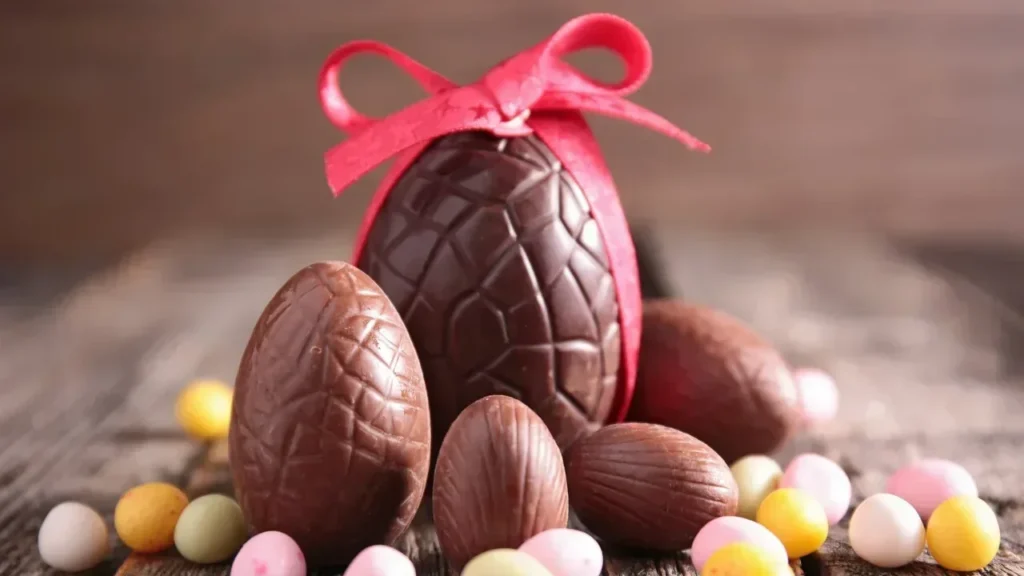 Uova di cioccolato Pasqua