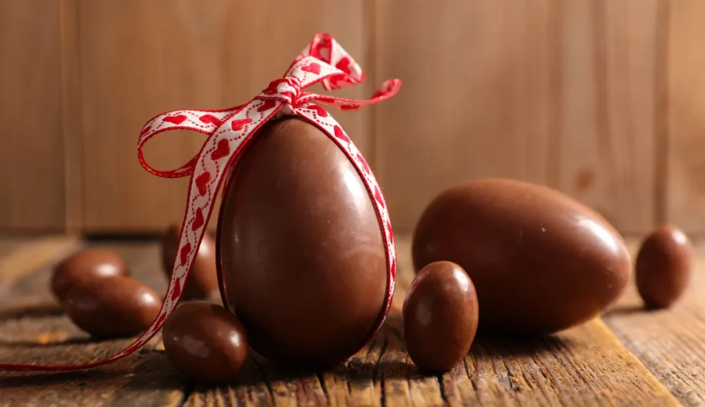 Uova di cioccolato Pasqua